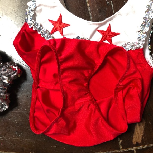 Sequins & Stars Child’s Leotard & Scrunchie 🤩 K1 - Picture 5 of 9